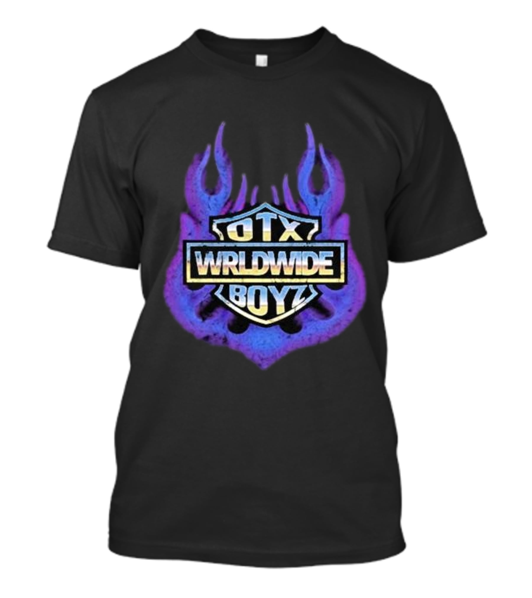 Geezyworld Otx Wrldwide Boyz Flame T-Shirt