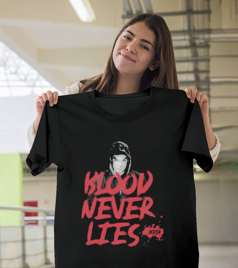 Dexter Blood Never Lies Spatter T-Shirt