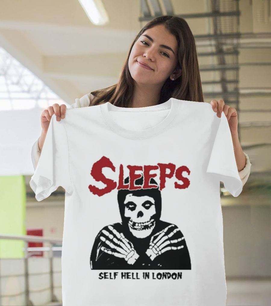 SLEEPS Self Hell In London Skeleton T-Shirt