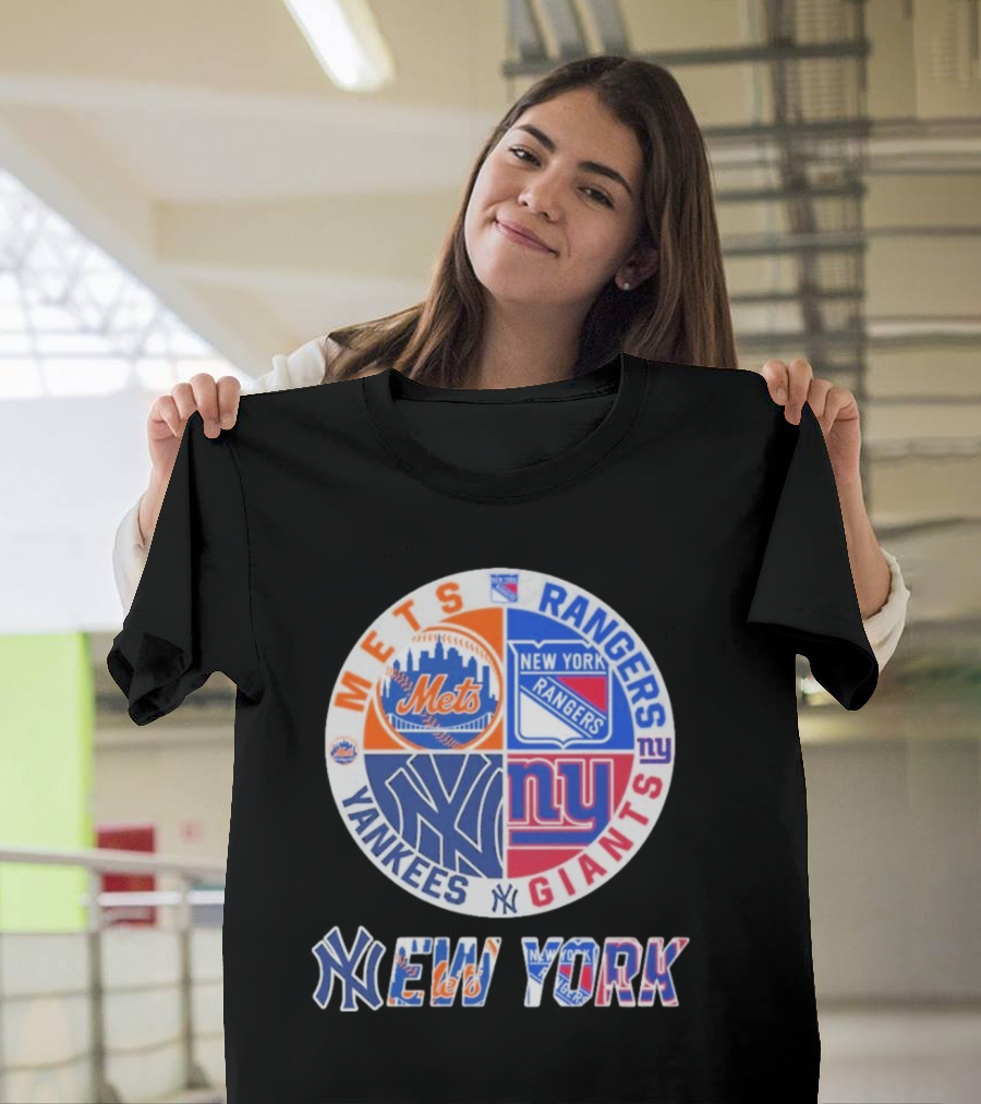 Mets Rangers Giants Yankees New York T-Shirt