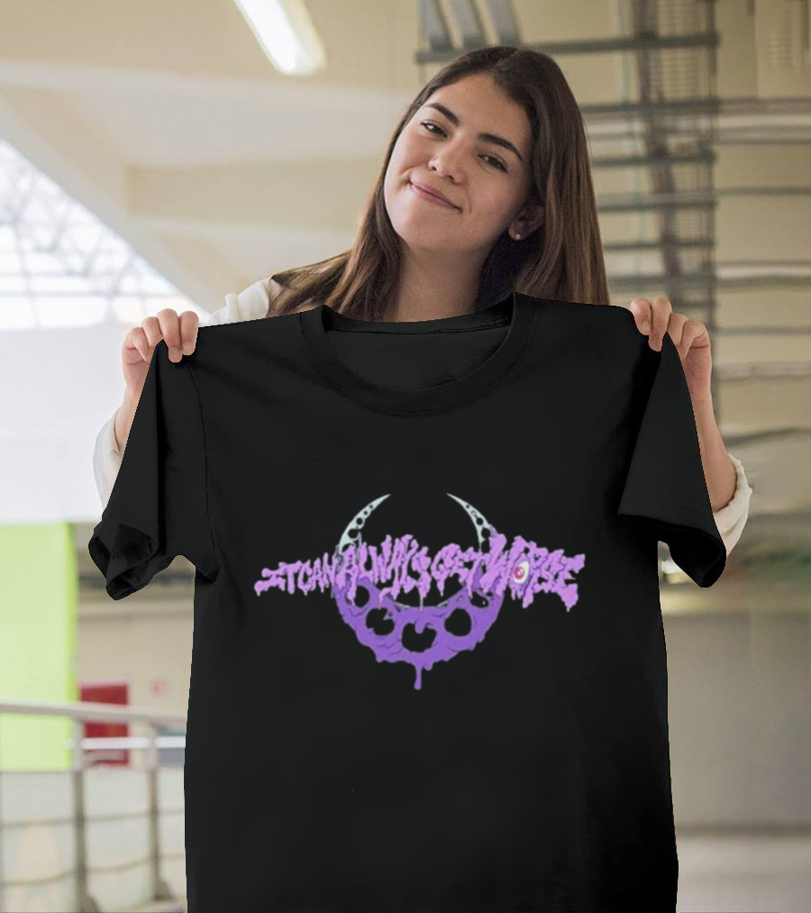 The Acacia Strain It Can Always Get Worse Crescent Skull T-Shirt