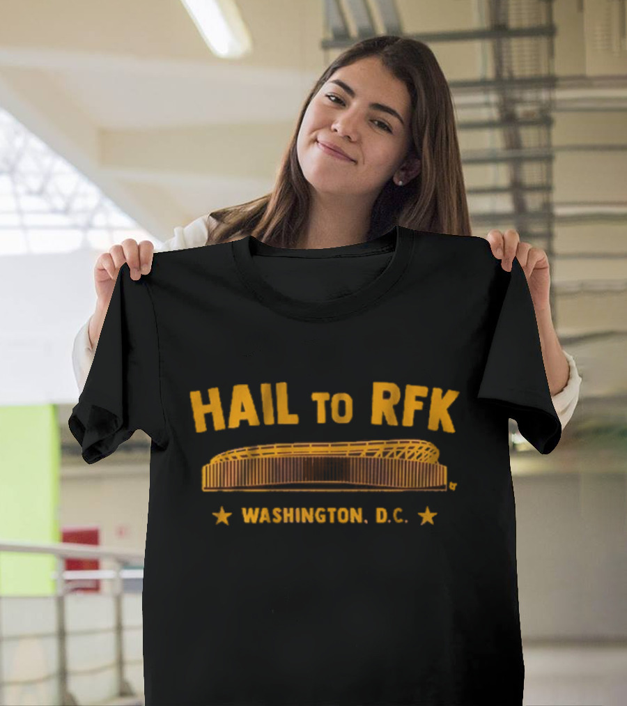 Hail to RFK Washington D.C. Football Stadium Icons T-Shirt