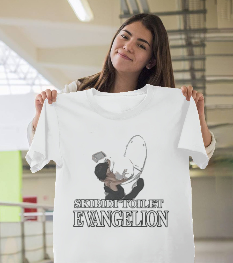 Skibidi Toilet Evangelion Iconic Mashup T-Shirt