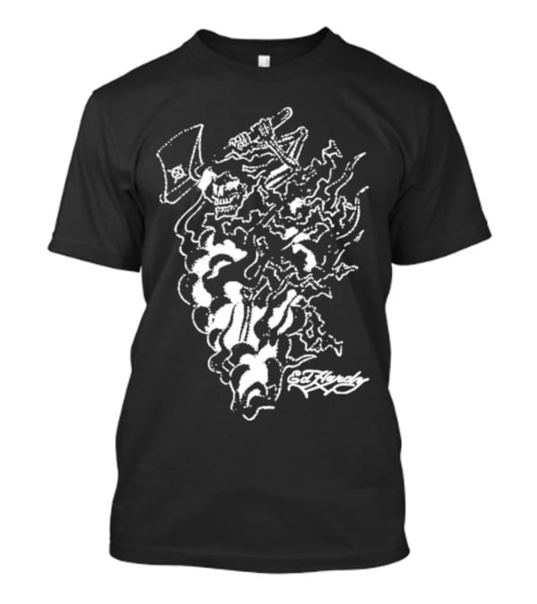 Ken Carson Cat Tiredy Axe Skull Black T-Shirt