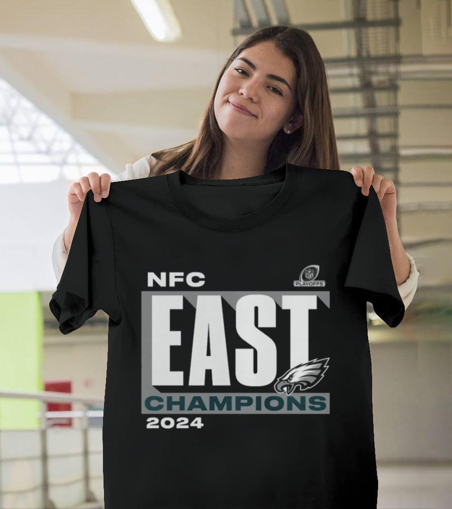 Philadelphia Eagles NFC East Champions 2024 Playoffs Conquer T-Shirt