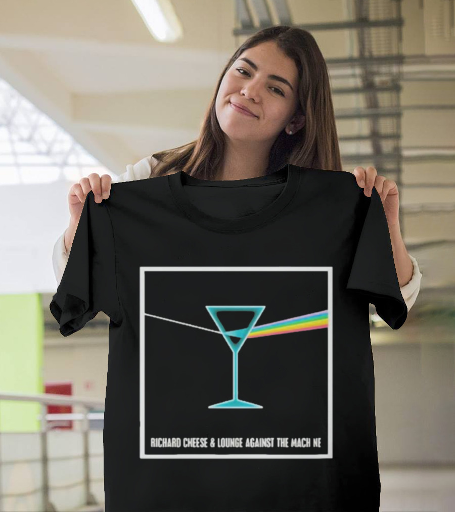 Richard Cheese Lounge Against The Machine Martini Prism T-Shirt