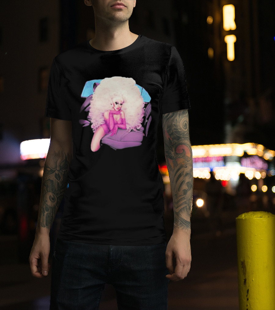 Trixie Mattel Glamorous Blonde Drag In Backseat T-Shirt