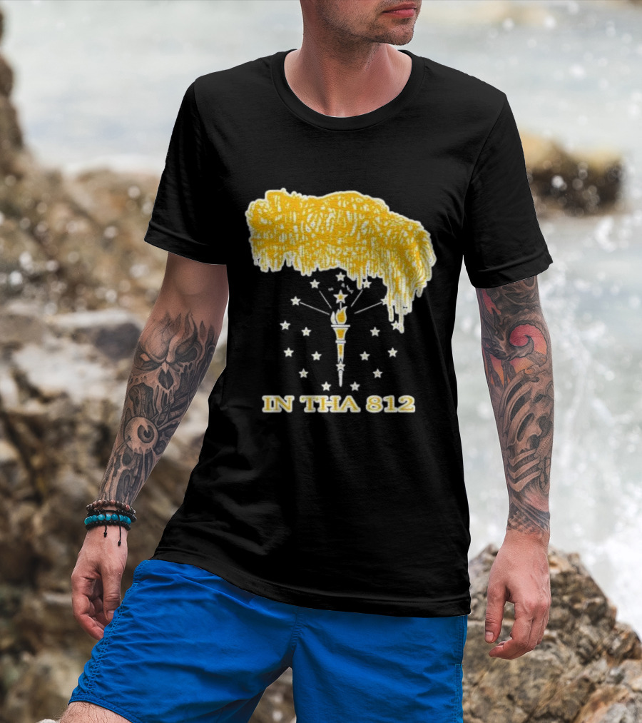 Indiana In Tha 812 Stars Torch Noodles T-Shirt