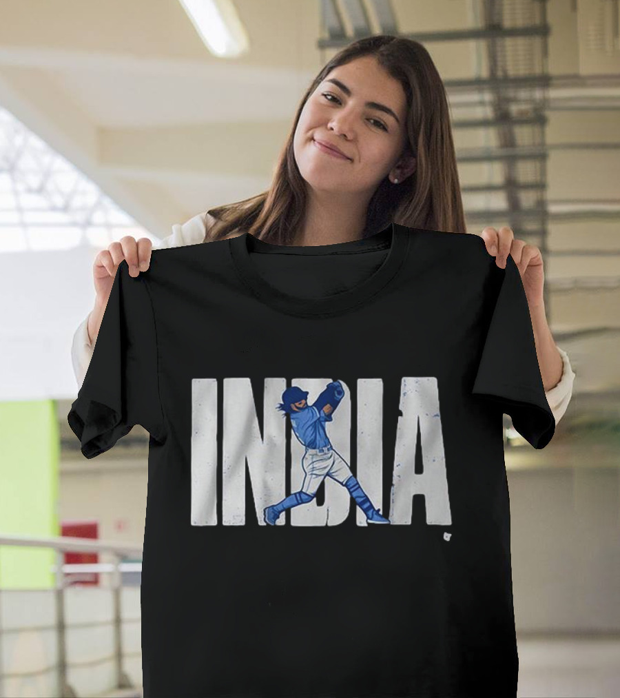 Jonathan India Kansas City Baseball Swing T-Shirt