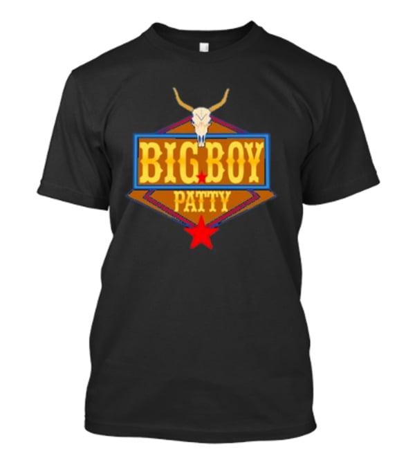 BIG BOY PATTY Texas Longhorn Cowboy Star T-Shirt