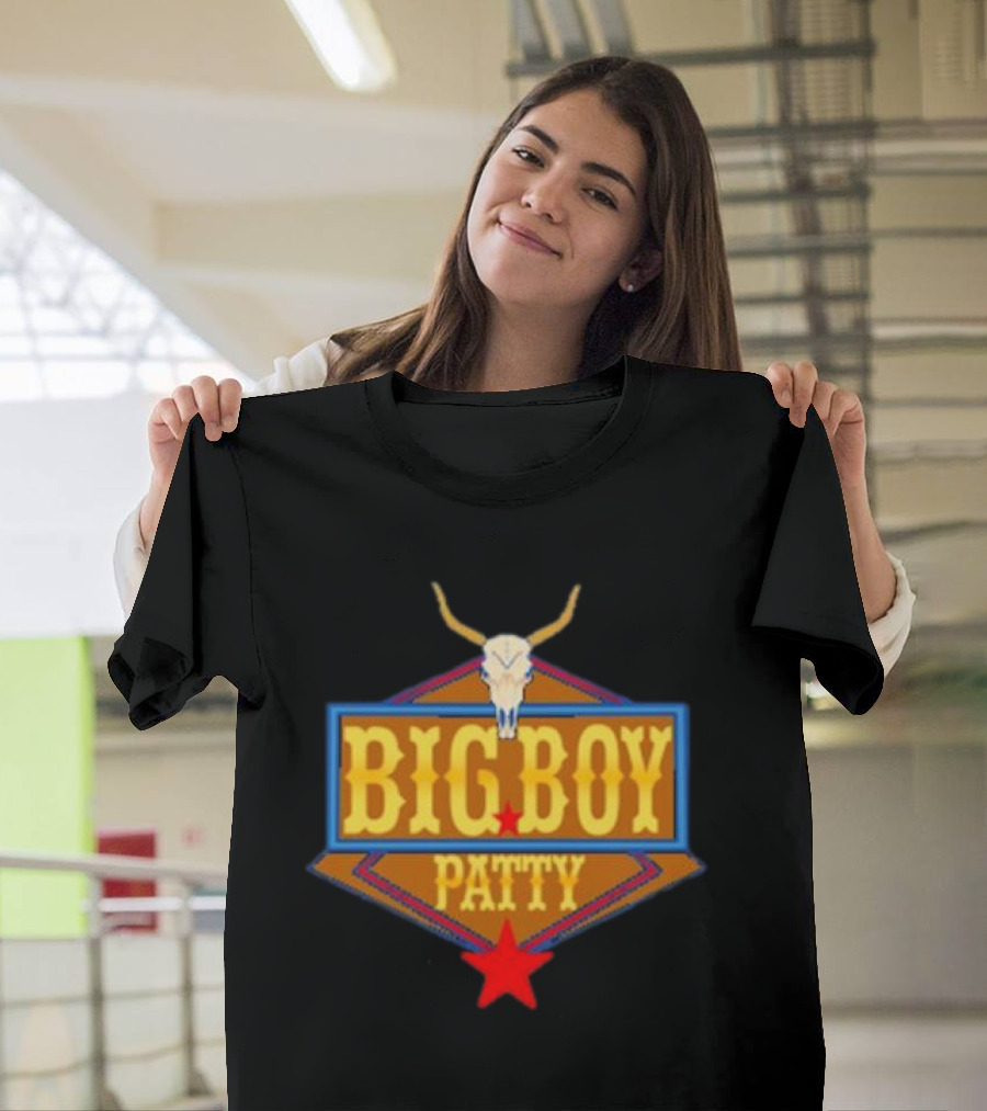 BIG BOY PATTY Texas Longhorn Cowboy Star T-Shirt