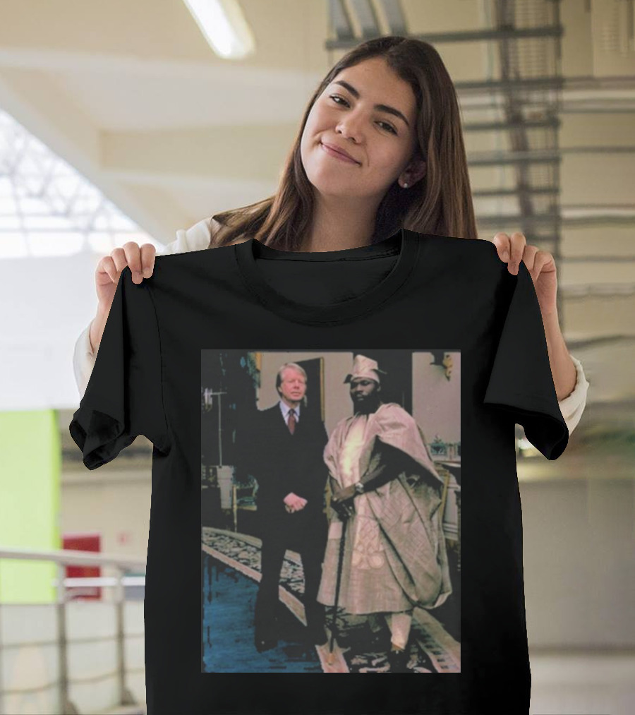 Jimmy Carter Meeting with Nigerian President Traditional Attire Photograph T-Shirt