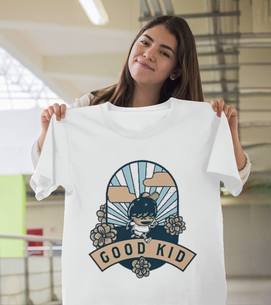 Good Kid Sunshine Run with Flowers and Sunbeams T-Shirt