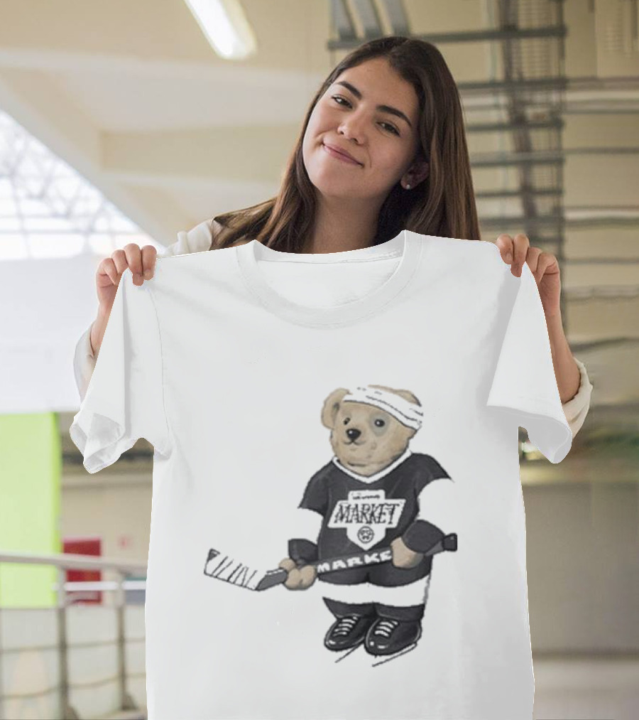 Union Market Hockey Bear T-Shirt