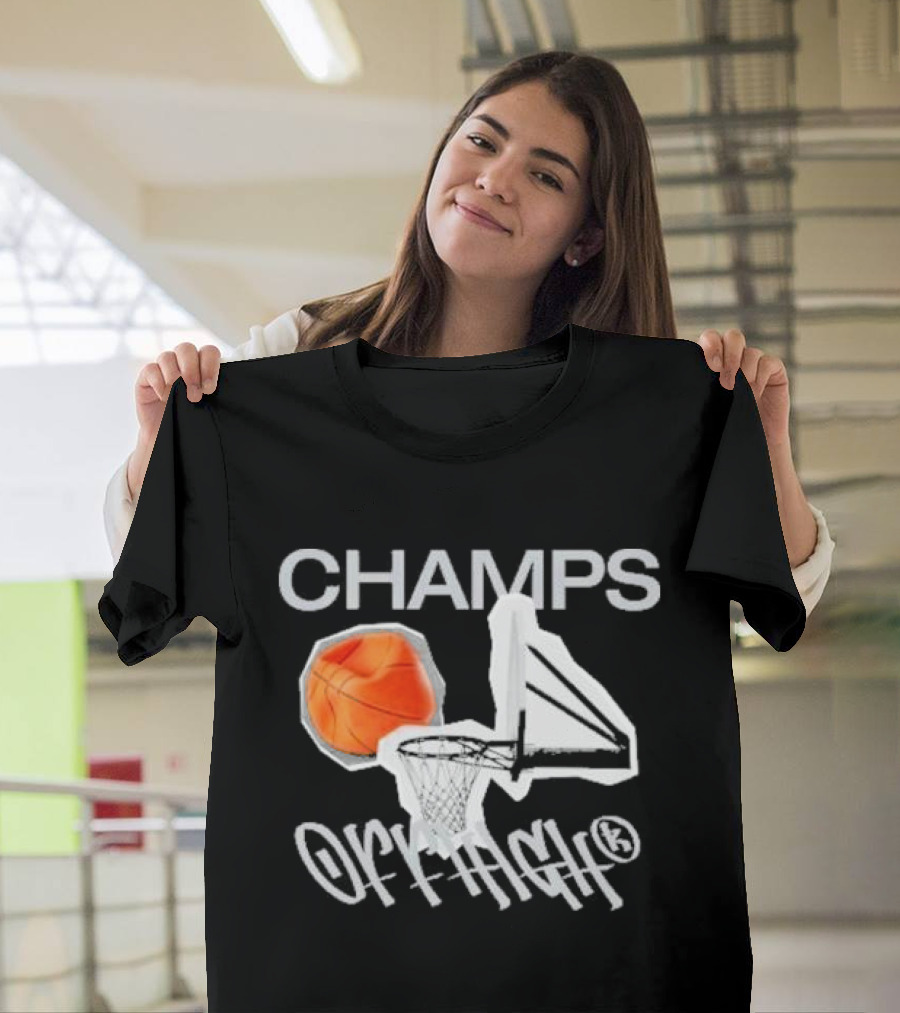 Offhigh Street Champs Basketball Hoop Game T-Shirt