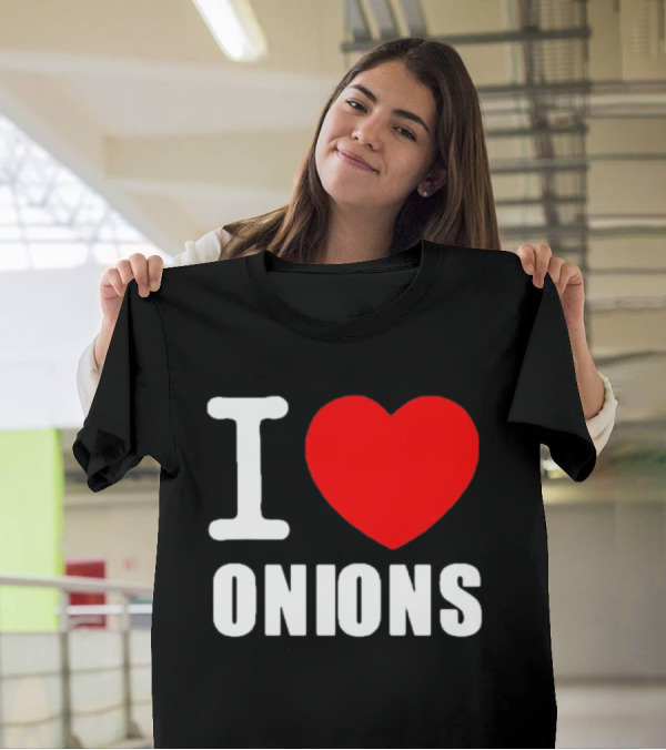 Pizzaslime I Heart Onions T-Shirt