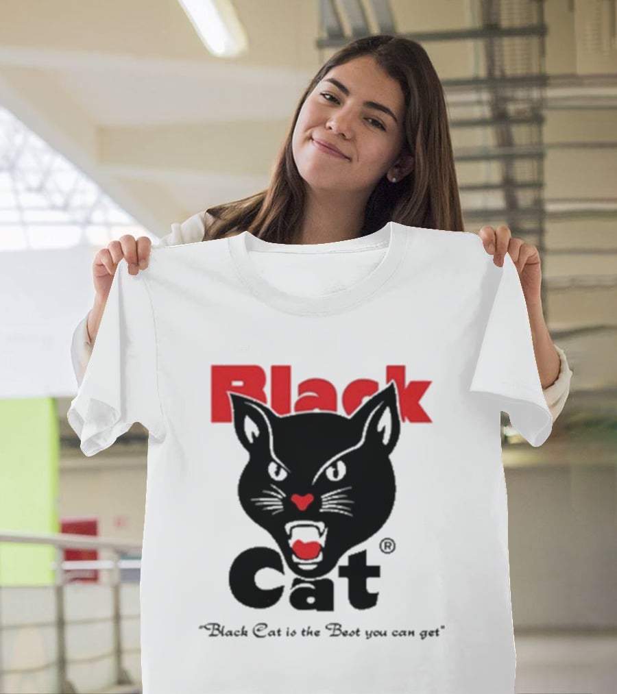 Black Cat Is The Best You Can Get Matthew Livelsberger T-Shirt