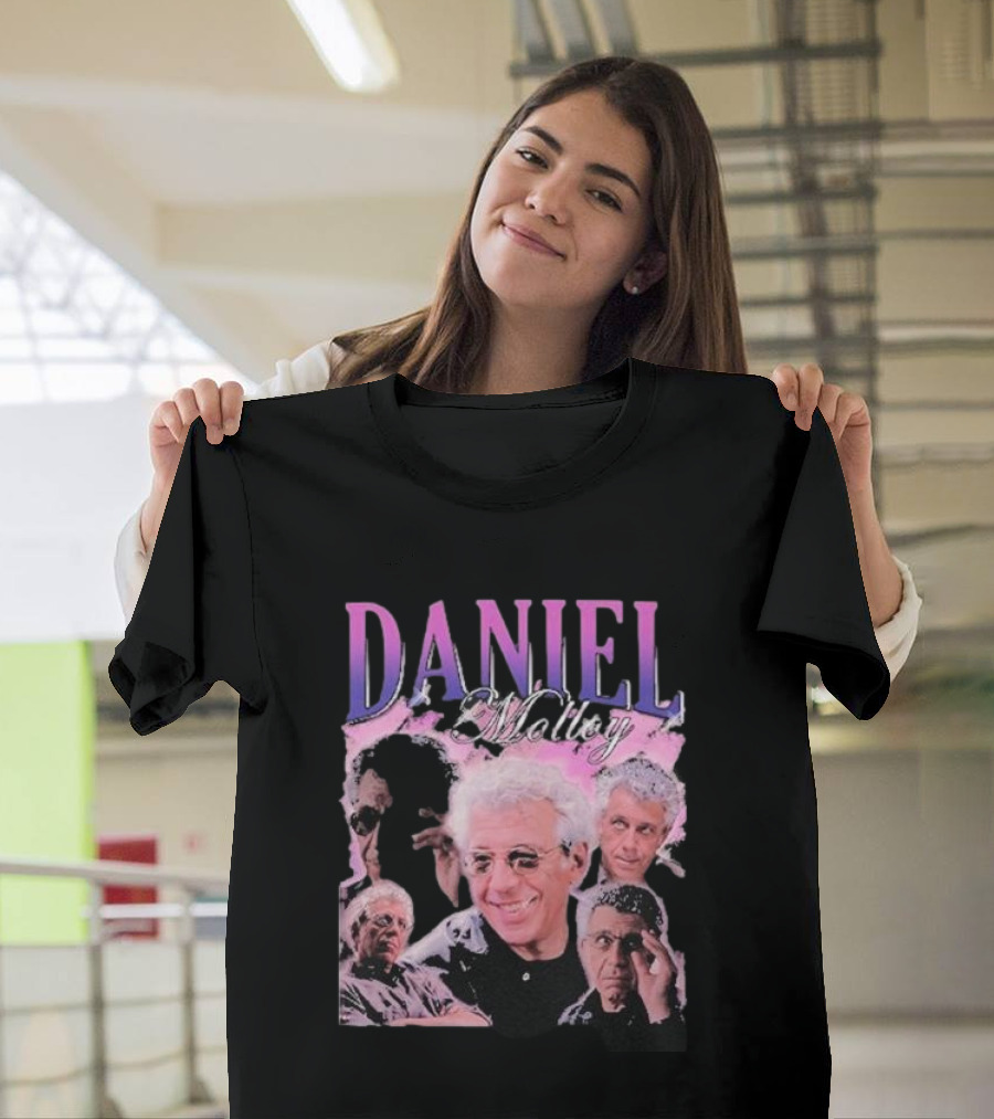 Daniel Molloy Vintage Collage Pink and Purple Aesthetic T-Shirt