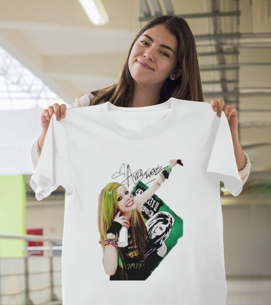 Avril Lavigne Signature Charity Me Img Green Energy Vibe T-Shirt