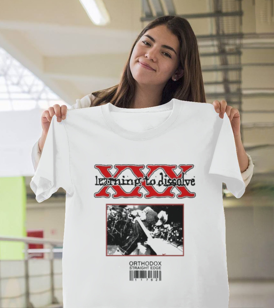 Orthodox Straight Edge XXX Learning to Dissolve T-Shirt