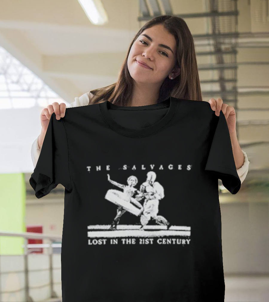 The Salvages Lost In The 21st Century Iconic Robot And Diver Scene T-Shirt
