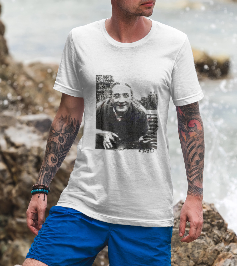Duchamp Portrait AVID Text Compilation T-Shirt