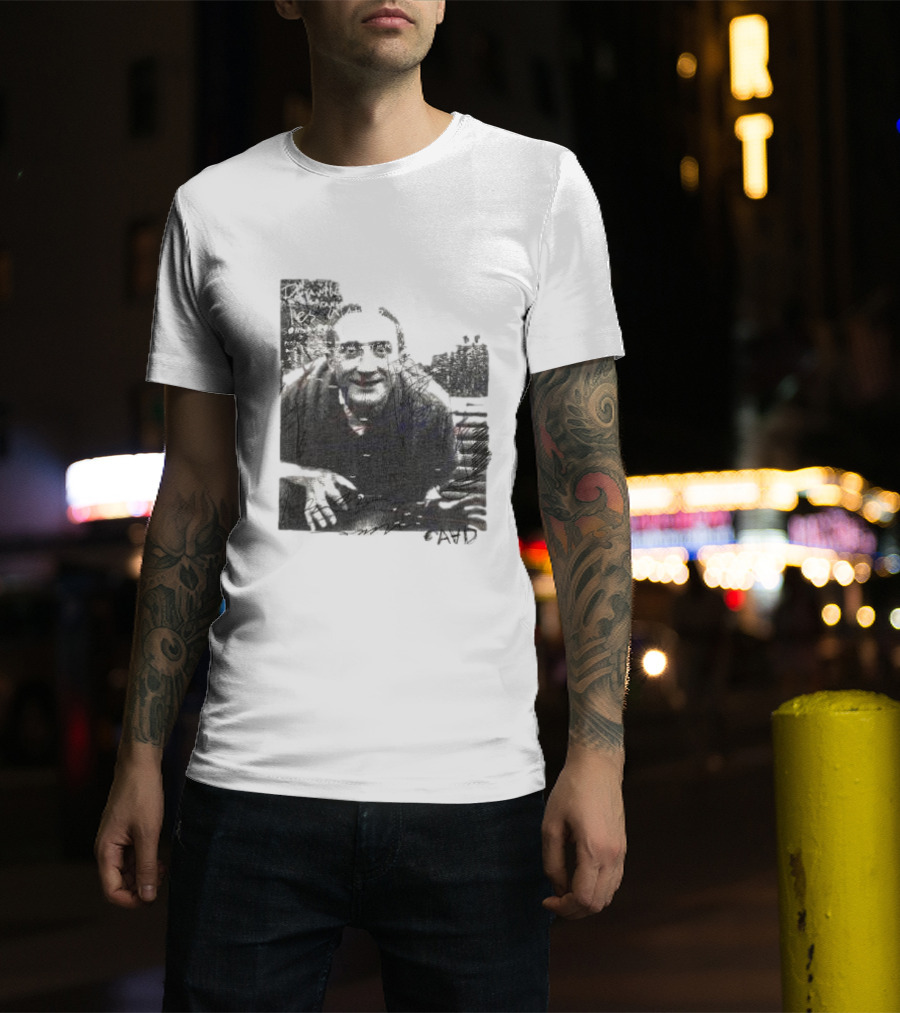 Duchamp Portrait AVID Text Compilation T-Shirt