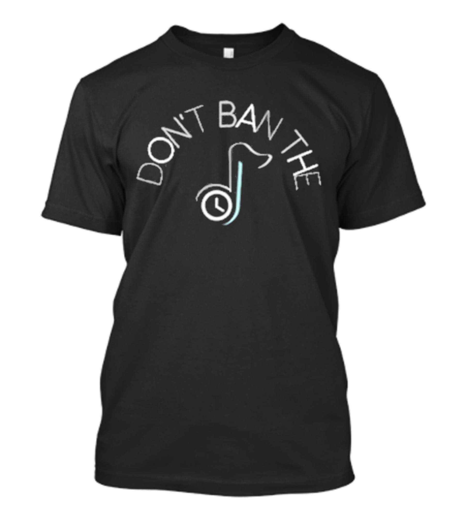DON'T BAN THE TIKTOK CLOCK LOGO 2025 T-Shirt