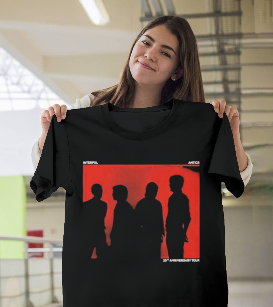Interpol Antics 20th Anniversary Tour Silhouettes T-Shirt