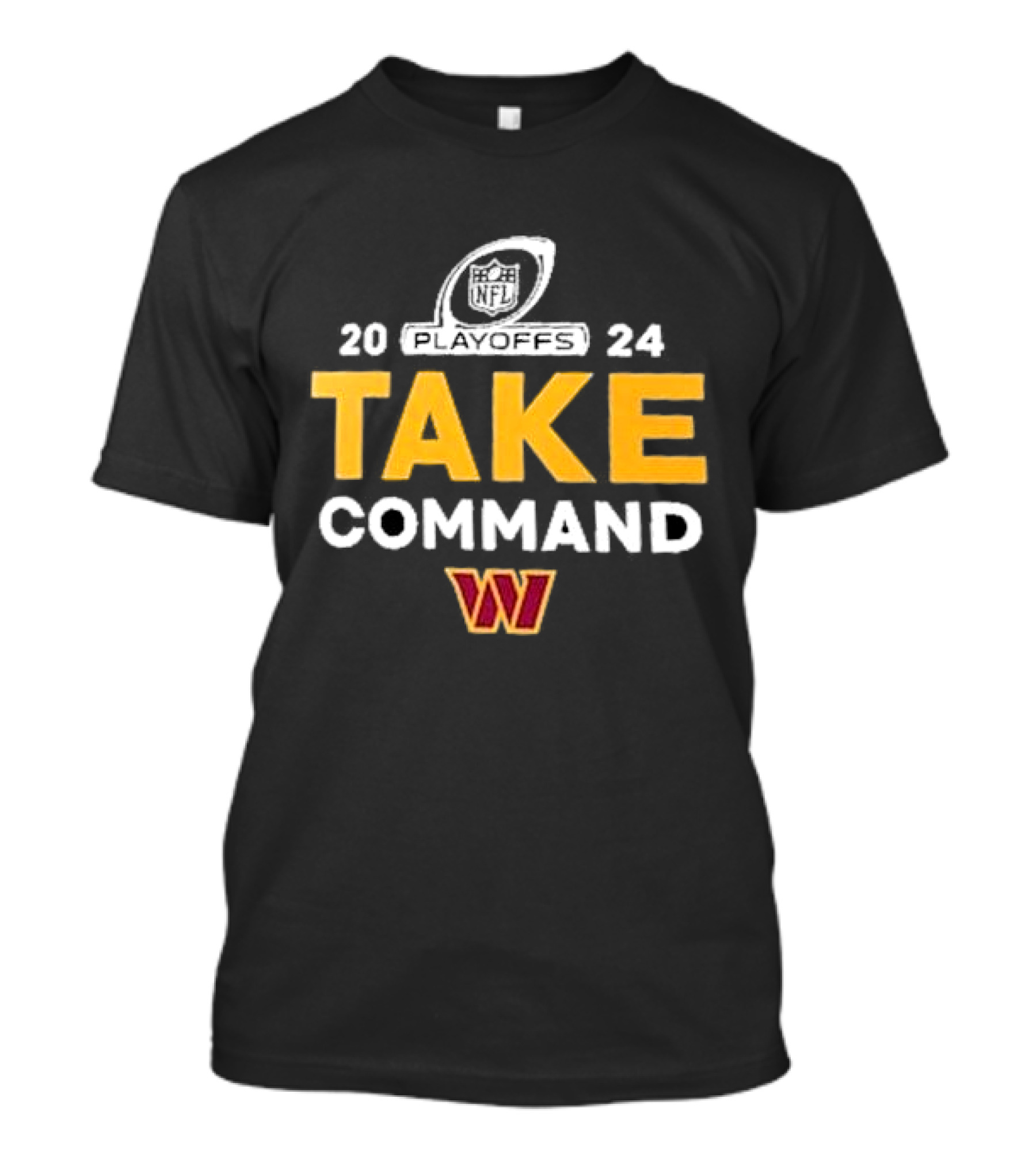 Washington Commanders 2024 NFL Playoffs Take Command T-Shirt