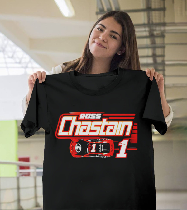 Ross Chastain 1 Racing Car Number One T-Shirt