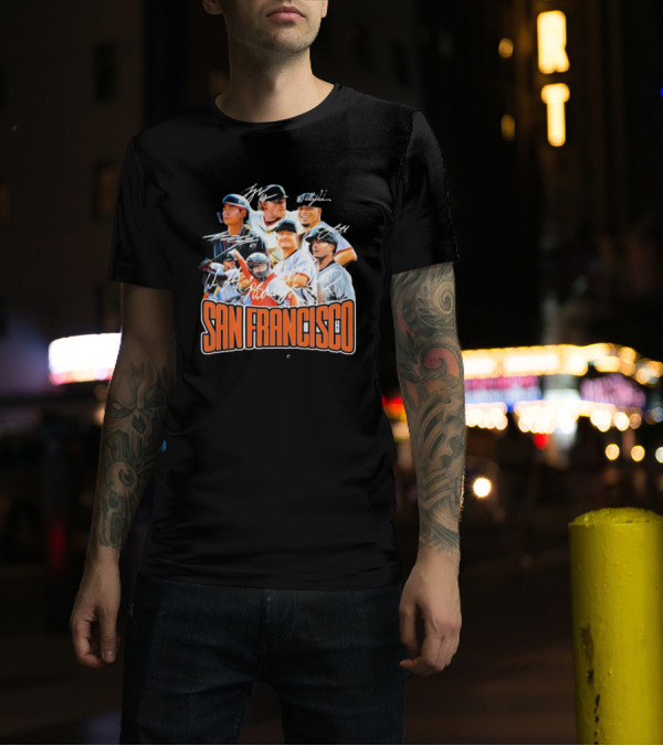 San Francisco Giants MLB Players Series Signatures 2025 T-Shirt