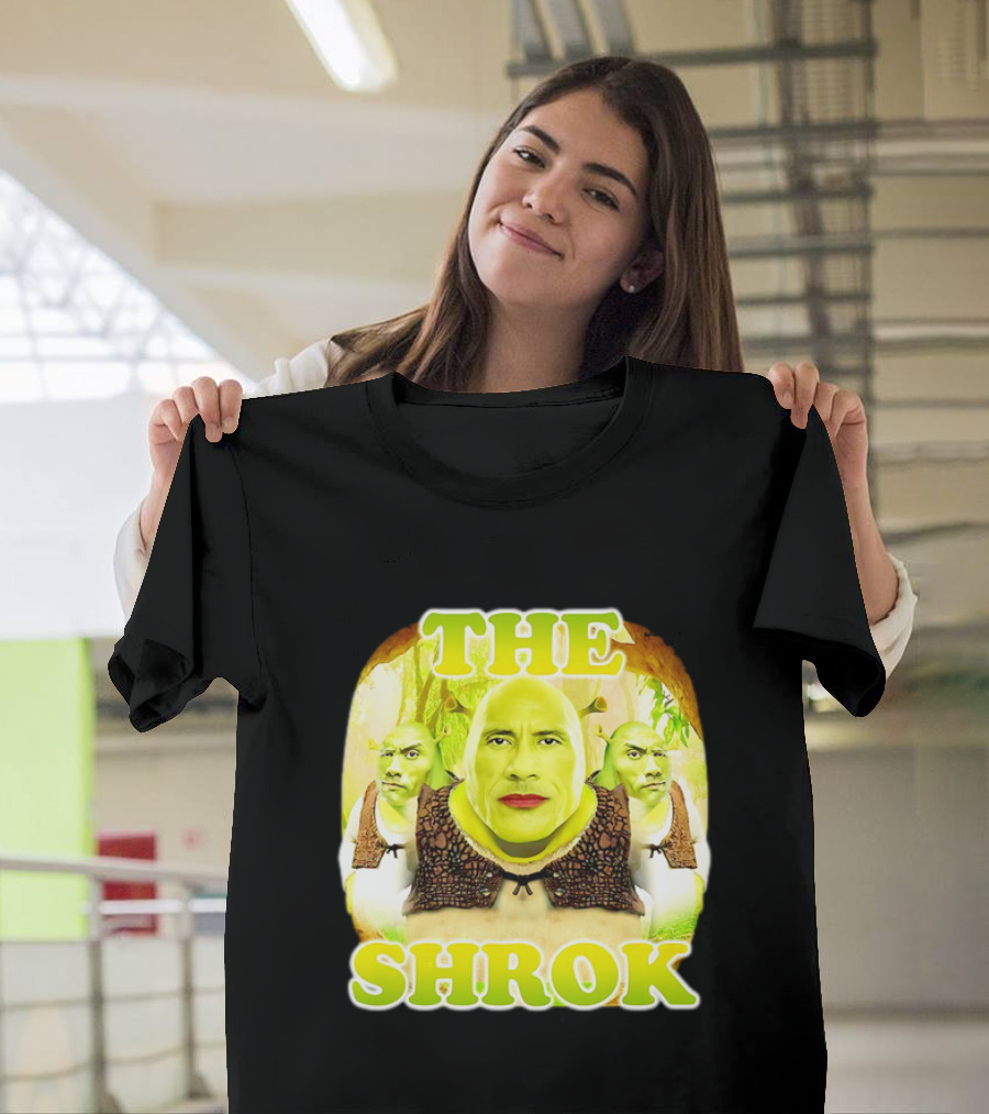 THE SHROK Shrek Parody Featuring Iconic Imagery T-Shirt