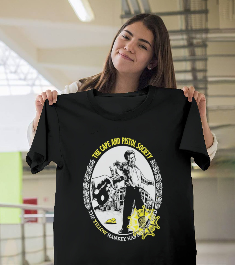 The Righteous Gemstones The Cape And Pistol Society Yellow Hankey Dropped Duelling T-Shirt