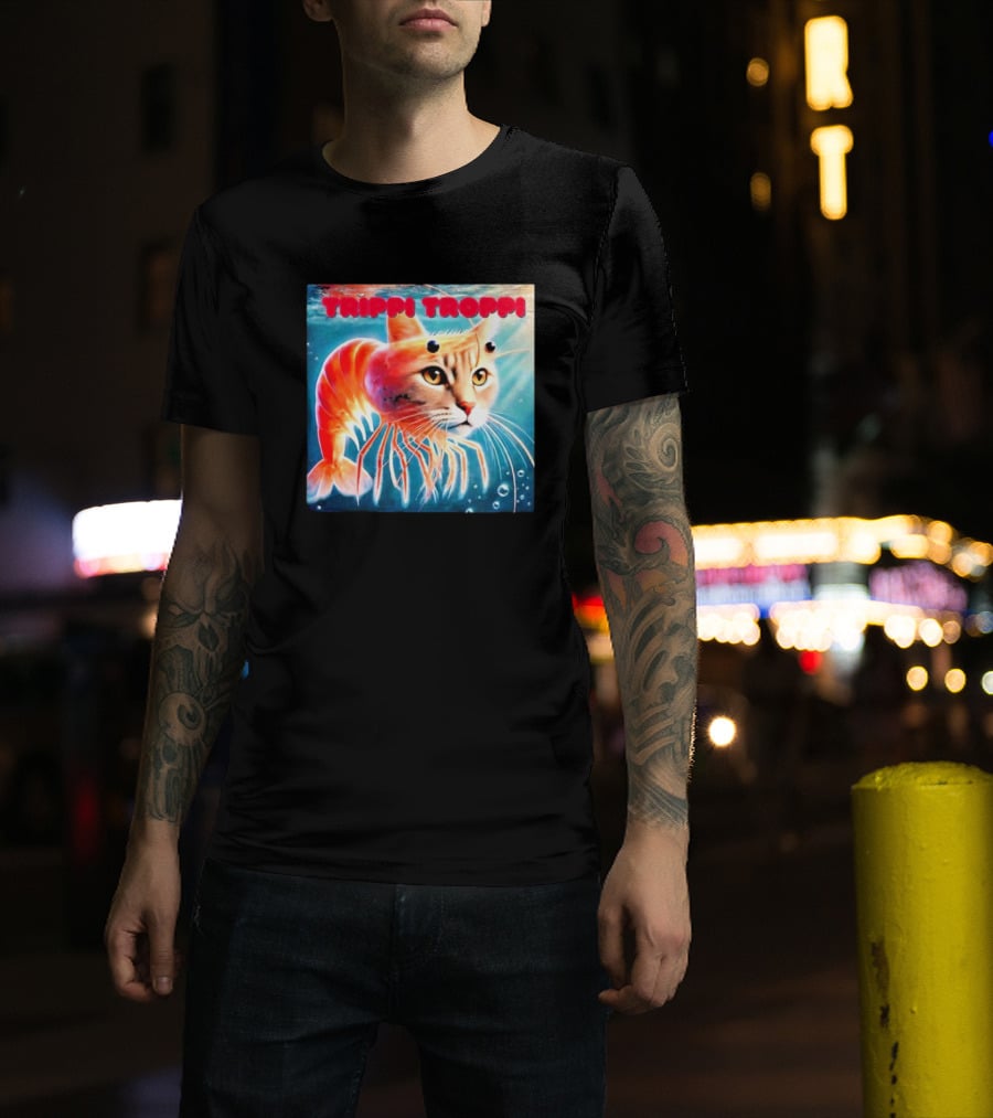 Trippi Troppi Cat Shrimp Hybrid T-Shirt