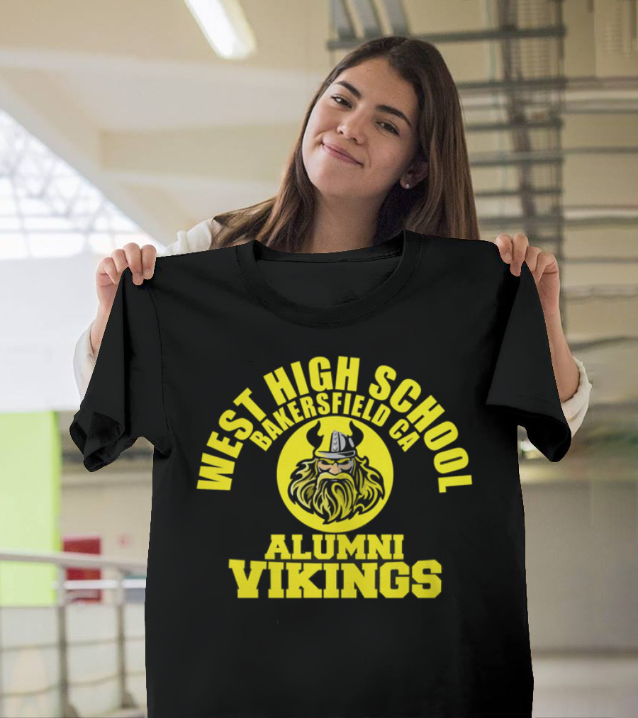 West High School Bakersfield CA Alumni Vikings T-Shirt