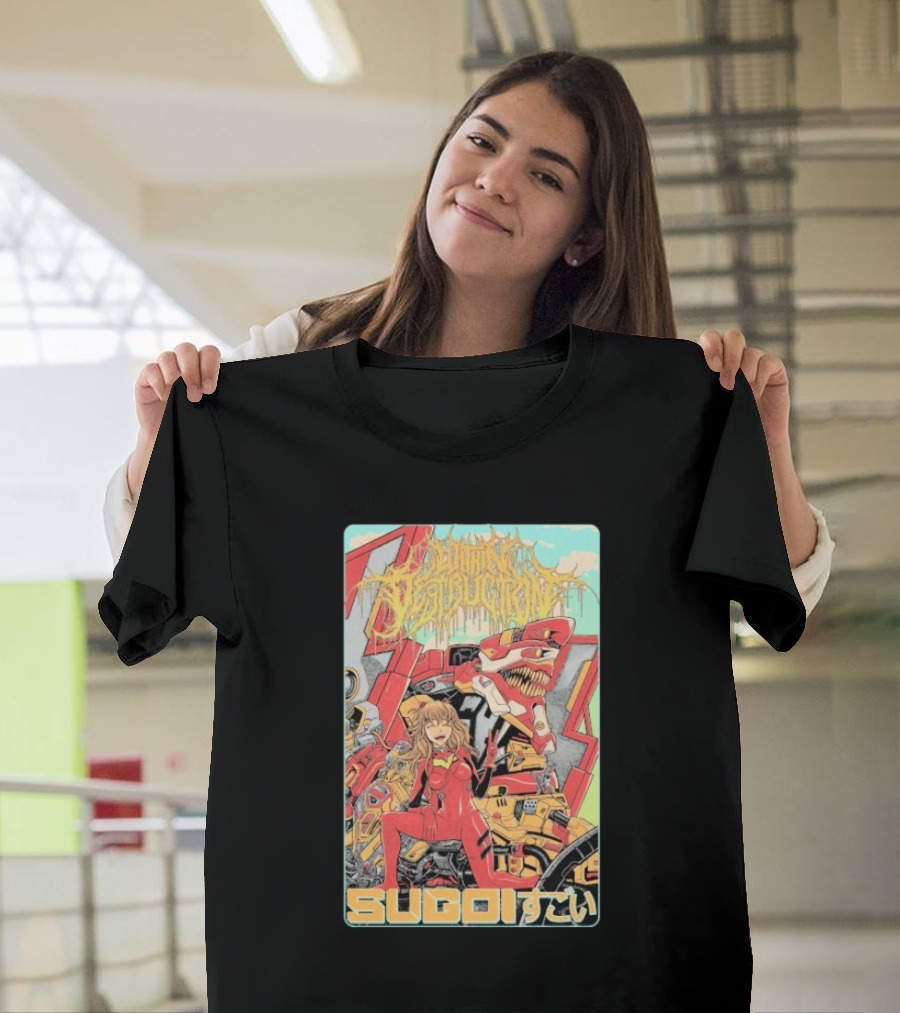 Within Destruction Asuka Sugoi スゴイ Anime Robot Adventure T-Shirt