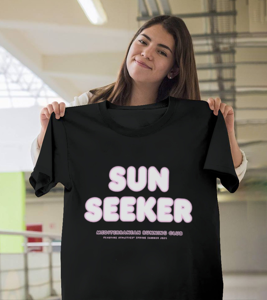 Sun Seeker Mediterranean Running Club Italian Amalfi Coast Since 1975 T-Shirt