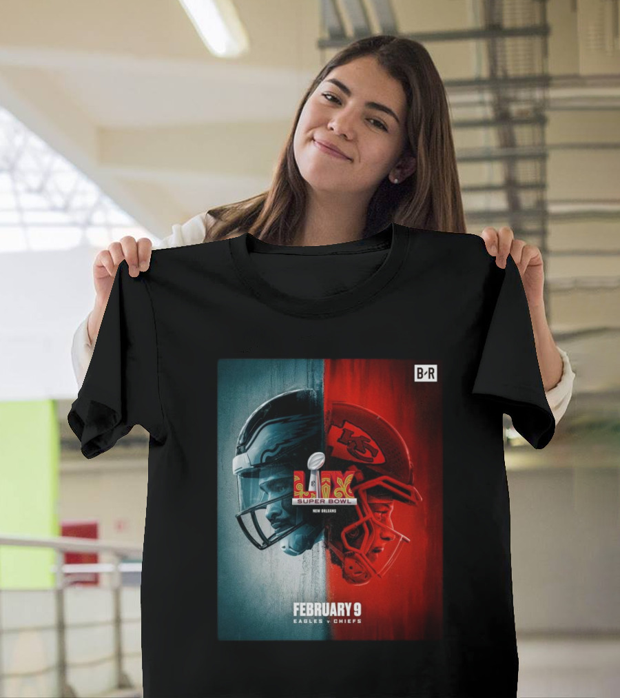 Super Bowl LIX Philadelphia Eagles vs Kansas City Chiefs New Orleans February 9 T-Shirt