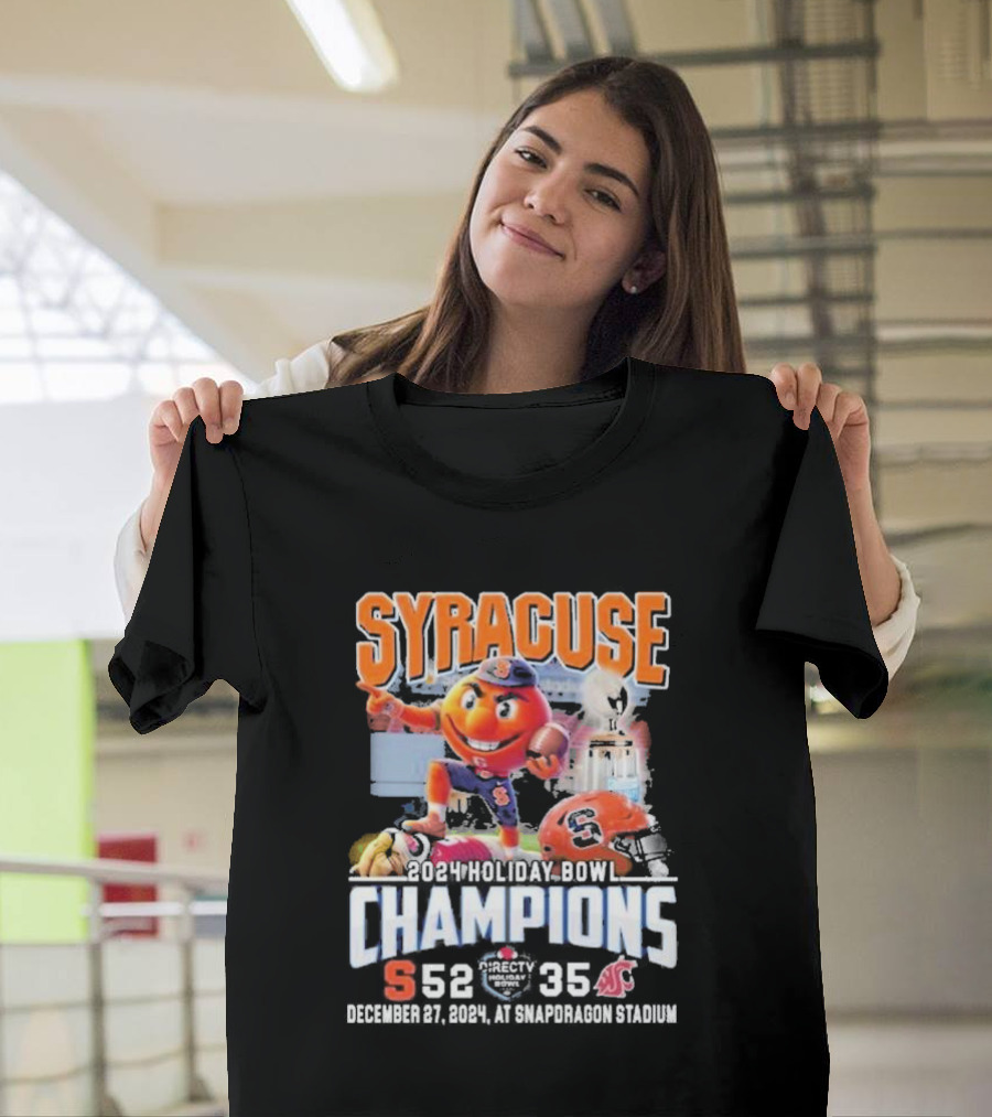 Syracuse Holiday Bowl Champions Snapdragon Stadium 2024 52-35 T-Shirt