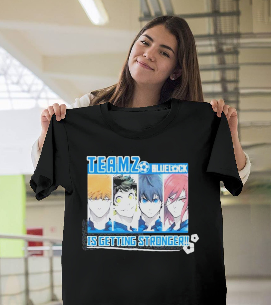 Team Z Bluelock is Getting Stronger Anime Characters T-Shirt