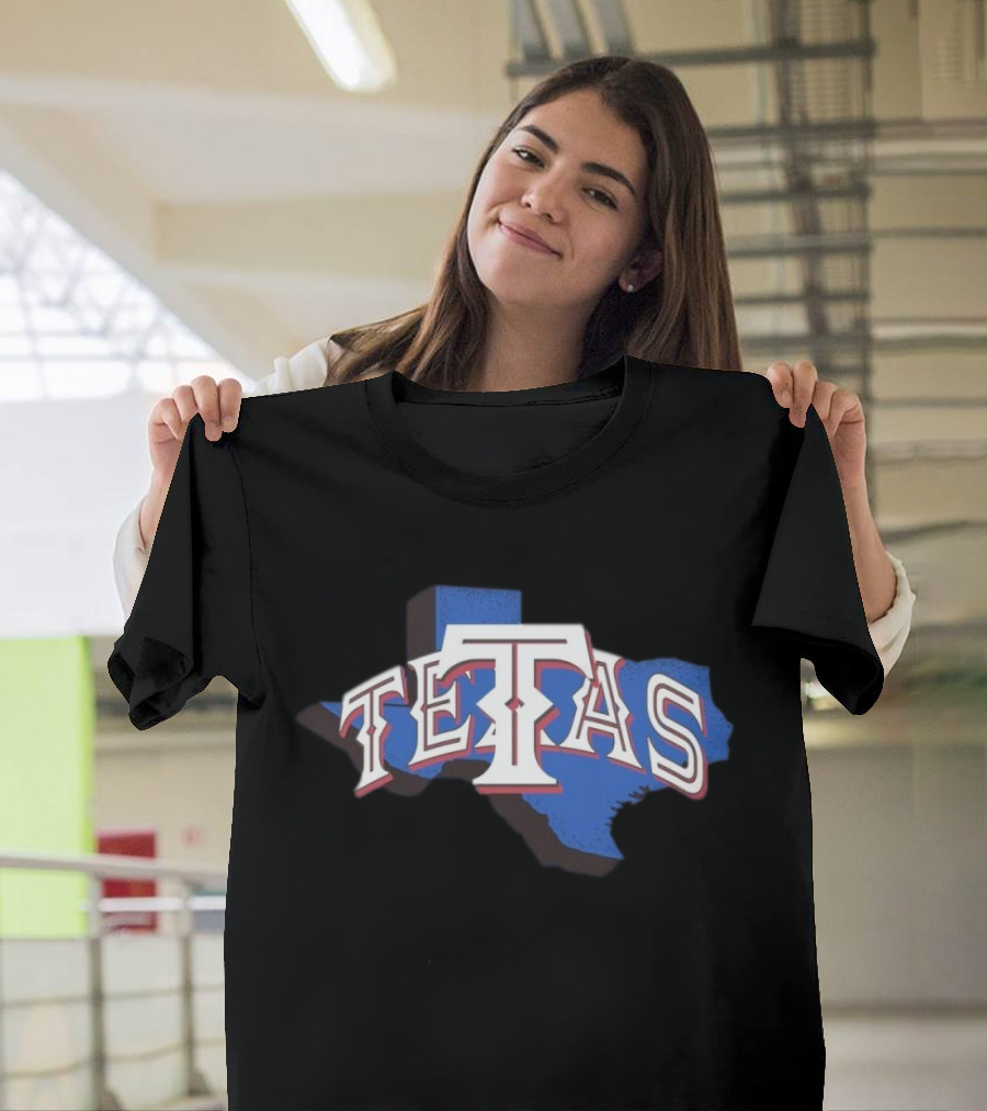 Texas Not Tetas Humor Texas Pride Map Design T-Shirt