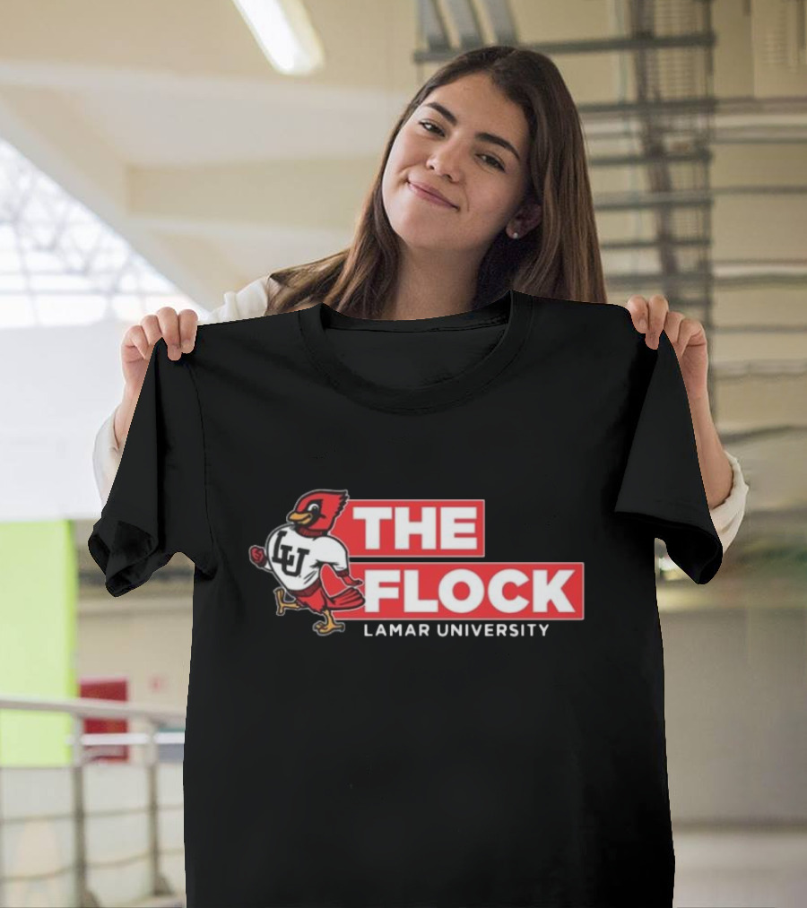 Lamar University Cardinals The Flock LU Football T-Shirt