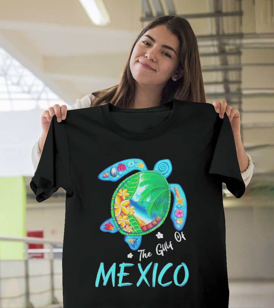 The Gulf Of Mexico Turtle Summer Beach Souvenir T-Shirt