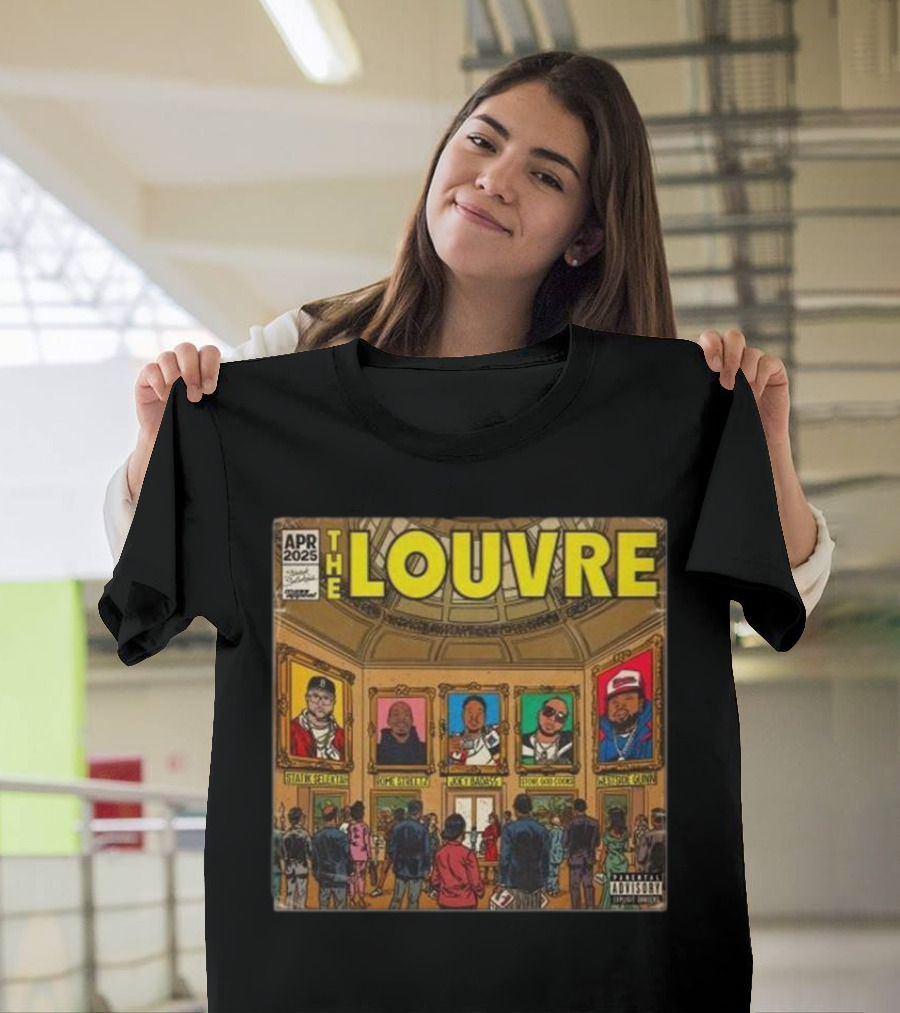 April 2025 The Louvre Statik Selektah Massappeal Rome Streetz Joey Badass Stove God Cooks T-Shirt