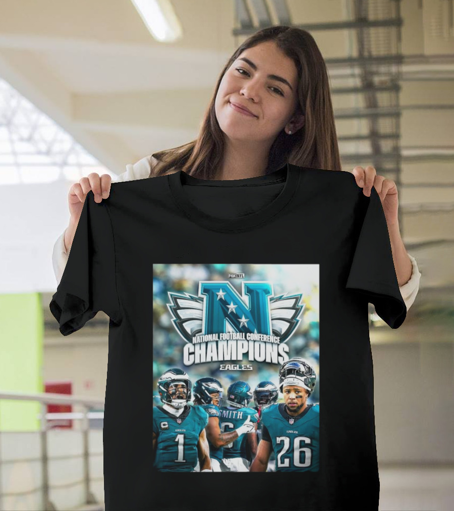 National Football Conference Champions Eagles FlyEaglesFly NFL On Fox T-Shirt