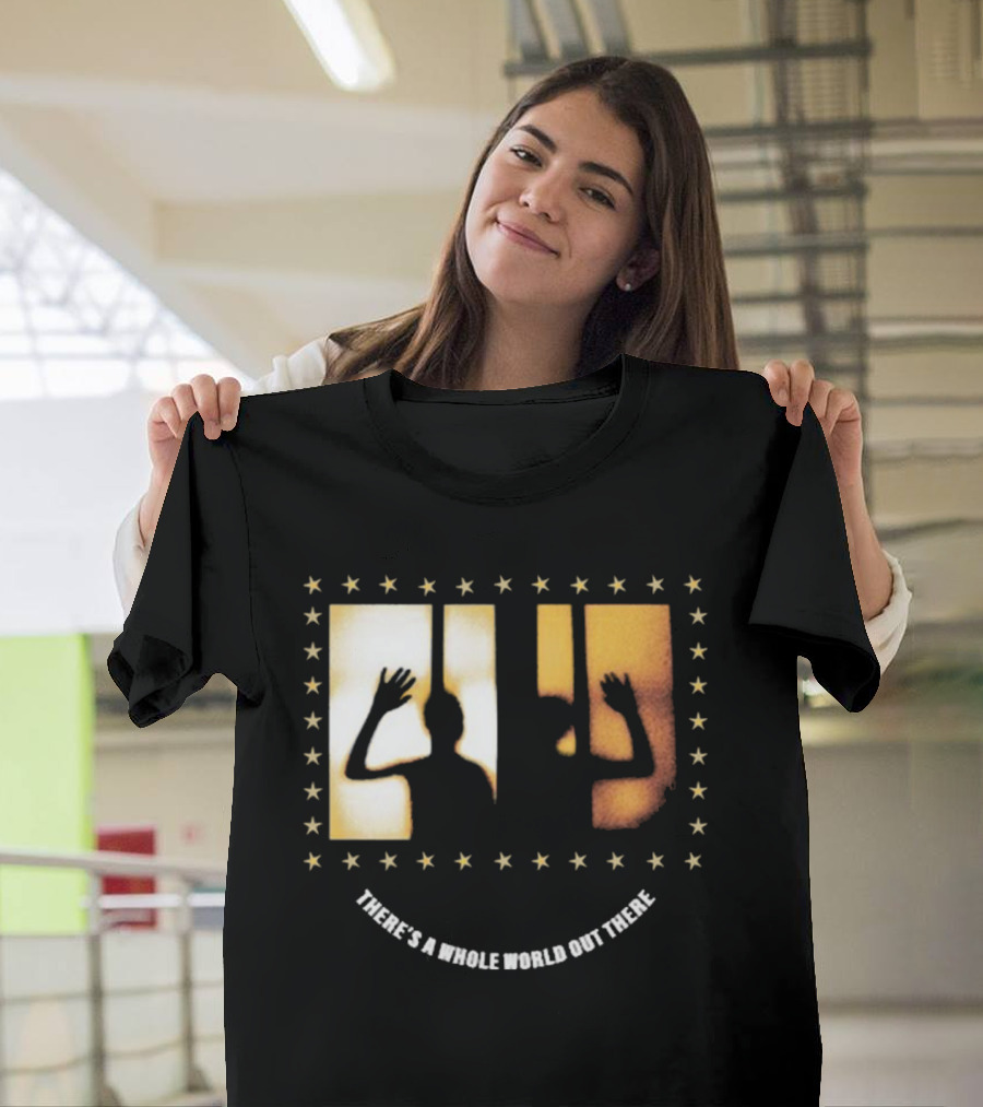 There's A Whole World Out There Pure Noise Arm's Length Stars and Silhouettes T-Shirt