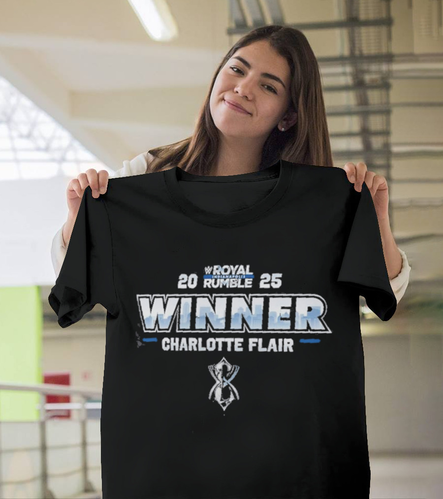 WWE Royal Rumble 2025 Winner Charlotte Flair T-Shirt