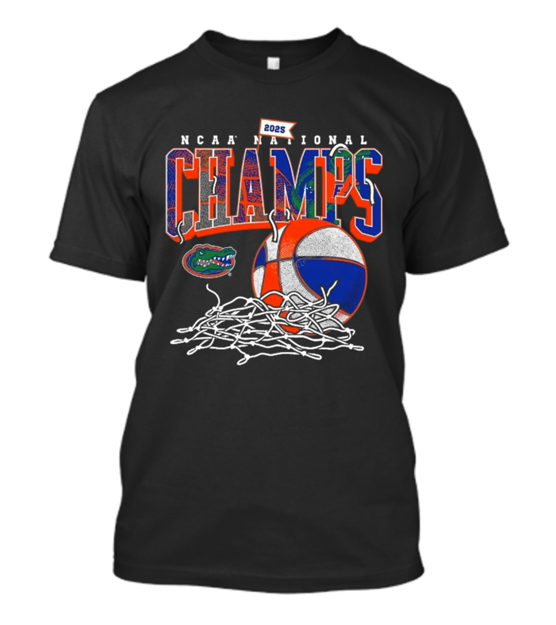 NCAA National Champs 2025 Florida Gators Basketball Victory T-Shirt