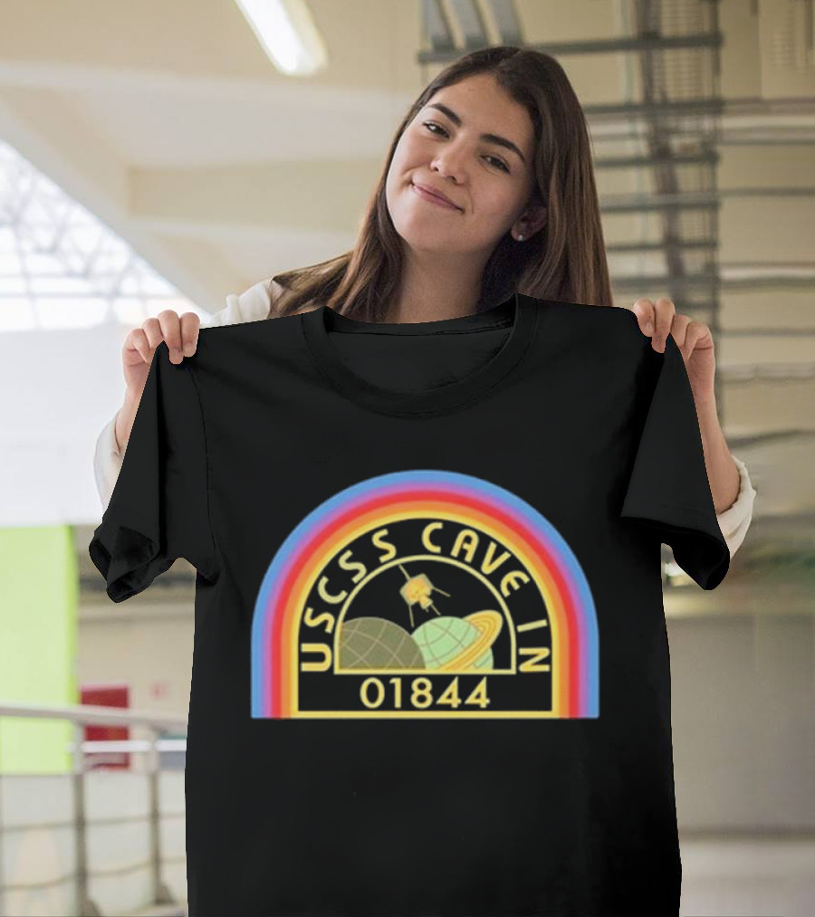 USCSS Cave In 01844 Space Emblem Multi-Color Arc T-Shirt